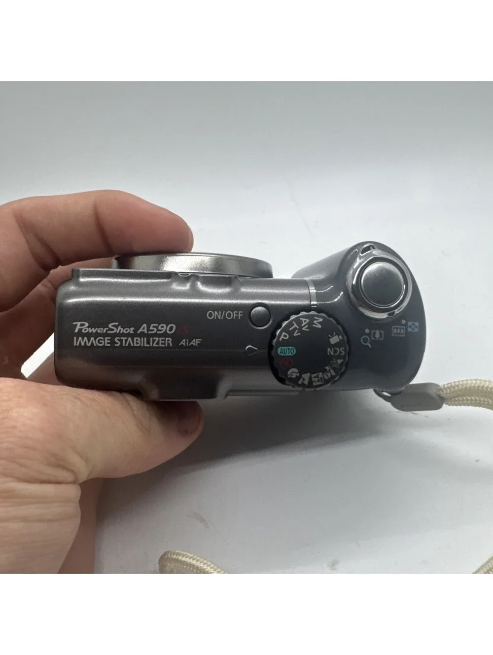 Canon PowerShot A590 IS 8.0MP Digital Camera Fully Tested & Works W/ SD Card